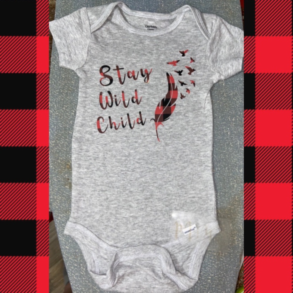 Stay wild child onesie